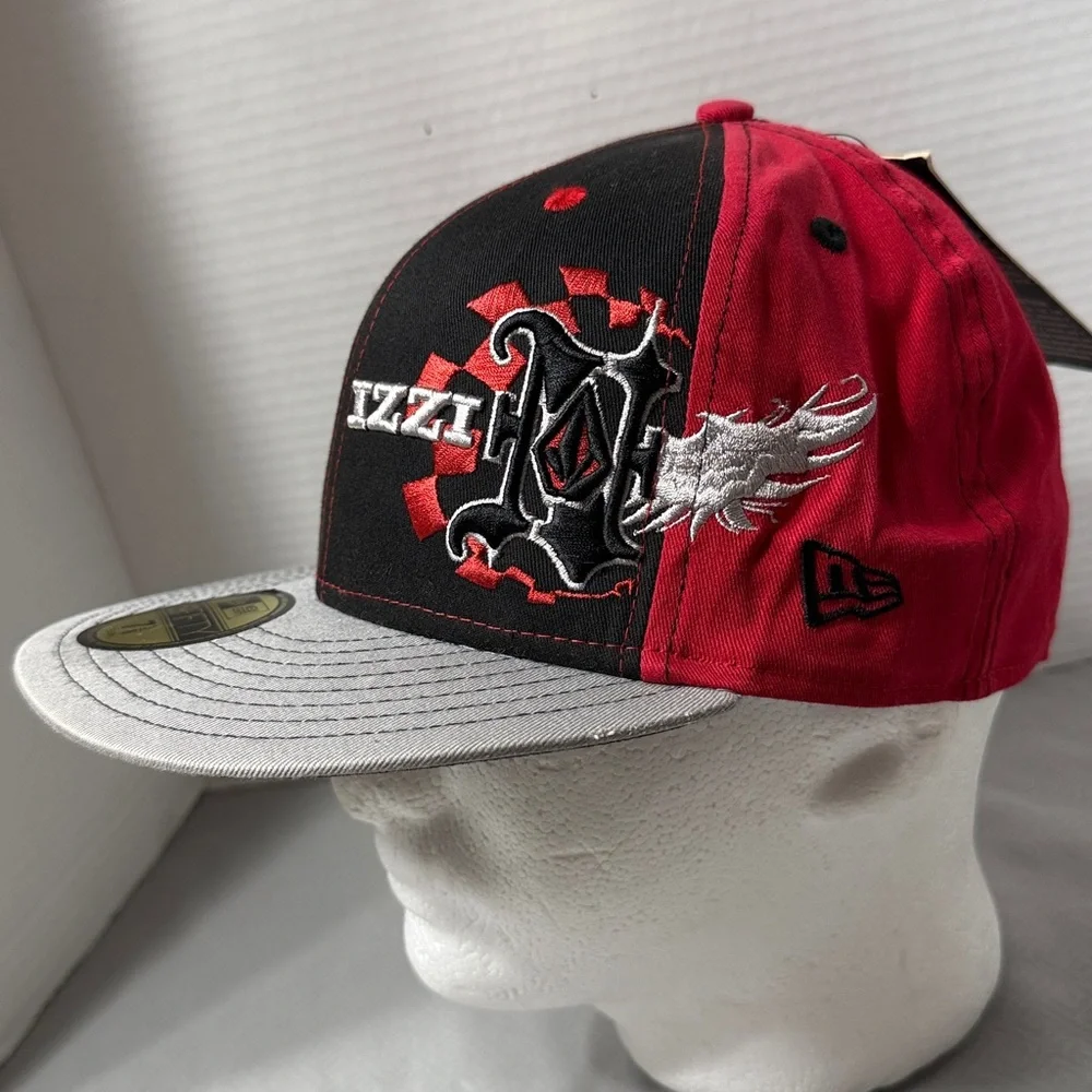 New Era X Volcom 59Fifty Nico Izzi Y2K Racer Embroidered Collectors Cap Sz 7 3/8